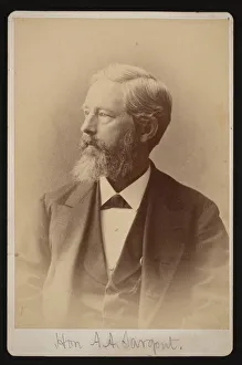 Portrait of Aaron Augustus Sargent (1827-1887), Between 1876 and 1880 Portrait of Aaron Augustus Sargent (1827-1887), Between 1876 and 1880