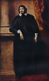 Wenham Prints: Portrait of the Abbe Scaglia, 1634. Artist: Anthony van Dyck