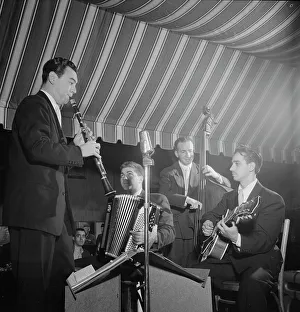 Accordion Player Prints: Portrait of Abe Most, Pete Ponti