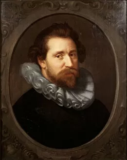 Abraham Bloemaert Gallery: Portrait of Abraham Bloemaert (1566-1651), 1609. Artist: Moreelse, Paulus (1571-1638)