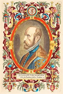 Portrait of Abraham Ortelius (1527-1598) From: Theatrum Orbis Terrarum, 1579. Artist: Fenderich