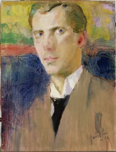 Portrait of the Actor, 1913. Creator: Jonas Peson