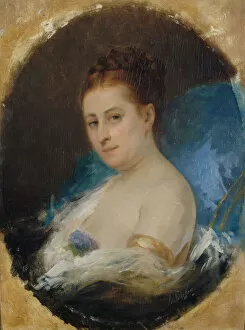 Mus And Xe9 Gallery: Portrait of the actress Adelaide Ristori (1822-1906), ca 1857