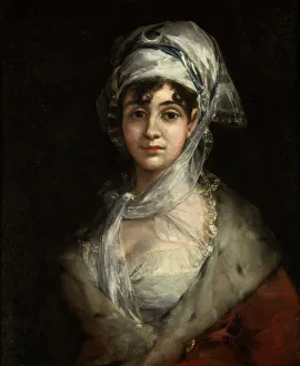 Portrait of the Actress Antonia Zarate, c1810. Artist: Francisco Goya Portrait of the Actress Antonia Zarate, c1810. Artist: Francisco Goya