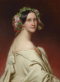 Portrait of the Actress Charlotte von Hagn (1809-1891), 1850 Portrait of the Actress Charlotte von Hagn (1809-1891), 1850