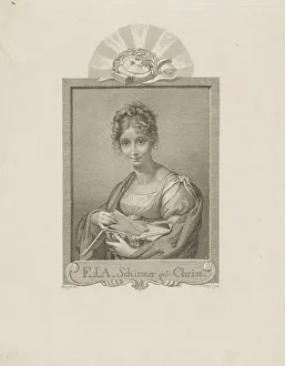 Portrait of the actress Friederike Schirmer, nee Christ (1785-1833), c. 1830