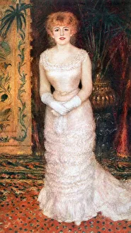 Pierre Auguste Prints: Portrait of the Actress Jeanne Samary, 1878. Artist: Pierre-Auguste Renoir