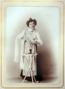 Portrait of the actress Maria Alexeeva-Lilina, 1900s-1910s
