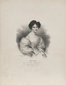 Kriehuber Prints: Portrait of actress Sophie Müller (1803-1830)