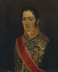 1840s Prints: Portrait of the Actual State Councillor Ivan Lazarev, 1844. Creator: Eugene Pluchart