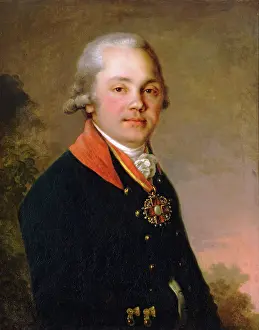 Alexander Prints: Portrait of A.D. Arsenyev, 1796. Creator: Vladimir Borovikovsky