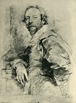 Anthony Van Collection: Portrait of Adam de Coster, 1627-1635, (1943). Creator: Anthony van Dyck