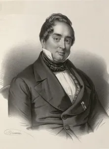 Portrait of Adam Gottlob Oehlenschlager (1779-1850), 1830-1840s Portrait of Adam Gottlob Oehlenschlager (1779-1850), 1830-1840s