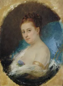 Portrait of Adelaide Ristori, c1857. Creator: Ary Scheffer