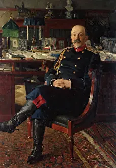 Legs Crossed Prints: Portrait of Adjutant-General P