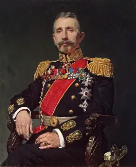 1900 Prints: Portrait of Admiral A. I. Rusin, 1900. Creator: Unknown