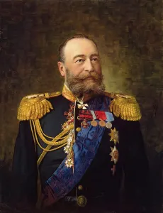 Marine Prints: Portrait of Admiral E. I. Alexeyev, 1904. Creator: Alexander Fedorovich Pershakov