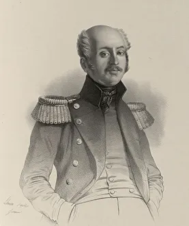 National Library Of Norway Prints: Portrait of Admiral Ferdinand Baron von Wrangel (1796-1870), 1830-1840s