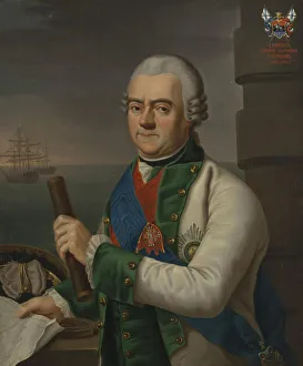Portrait of Admiral Grigory Andreyevich Spiridov (1713-1790), Early 19th cen