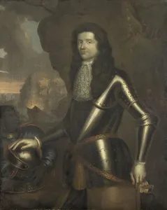 Serf Prints: Portrait of an Admiral, probably Willem van Ewijck, c.1680. Creator: Anon