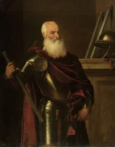 Naval Prints: Portrait of Admiral Vincenzo Capello, 1575. Creator: Workshop of Titian