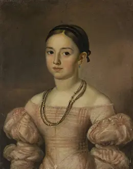 Human Prints: Portrait of an Adolescent Girl, 1835. Creator: Unknown