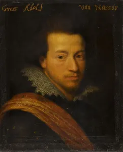 Jan Antonisz Van Ravesteyn Workshop Of Prints: Portrait of Adolf (1586-1608), Count of Nassau-Siegen