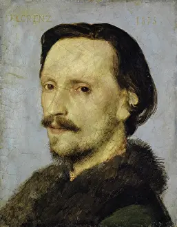 1875 Prints: Portrait of Adolf Bayersdorfer, 1875. Creator: Arnold Bocklin