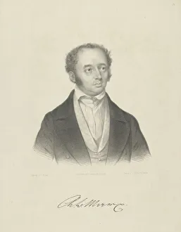 Portrait of Adolph Bernhard Marx (1795-1866), c. 1830-1840. Creator: Breitkopf & Hartel