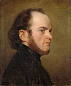 Portrait of Adolph von Menzel (1815-1905), ca 1839. Creator: Meyerheim, Friedrich Eduard