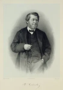 Portrait of Adolphe Gueroult (1810-1872). Creator: Lemoine, Auguste (1822-1869)