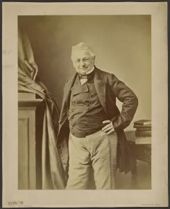 Adolphe Eug And Xe8 Prints: Portrait of Adolphe Thiers (1797-1877), ca 1860. Creator: Disderi