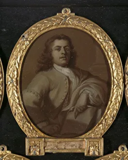 Copper Metal Prints: Portrait of Adriaan van der Vliet (1707-77)