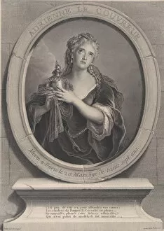 Images Dated 27th October 2020: Portrait of Adrienne Lecouvreur as Cornelia in Corneilles 'La Mort de Pompé