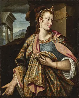 Claudius Prints: Portrait of Aelia Paetina, second wife of the Roman Emperor Claudius