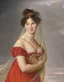 Portrait of Aglae Angelique Gabrielle de Gramont (1787-1842), wife of General Alexander Lvovich Davy Artist