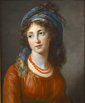 Gramont Prints: Portrait of Aglae de Gramont, nee de Polignac (1768-1812)