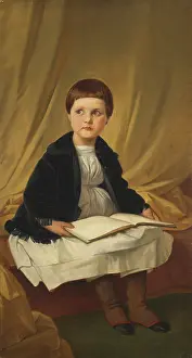 Shawl Prints: Portrait of Agnes von Steinle the Artist's Daughter
