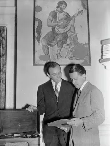 Music Industry Prints: Portrait of Ahmet M. Ertegun and Nesuhi Ertegun