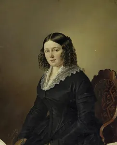1840s Prints: Portrait of A.I. Kolychiova, 1840. Creator: Akim Bagayev
