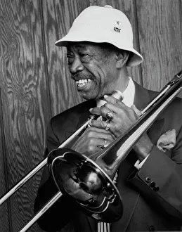 Bill Gottlieb Prints: Portrait of Al Grey, ca. 1980s. Creator: William Paul Gottlieb
