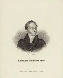 Mayer Prints: Portrait of Albert Methfessel (1785-1869), c. 1830