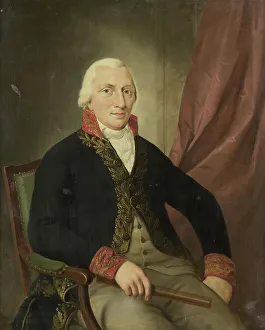 Copper Metal Prints: Portrait of Albertus Henricus Wiese