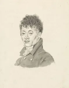Draftsman Prints: Portrait of Albertus Jonas Brandt, 1800-1821. Creator: Anon