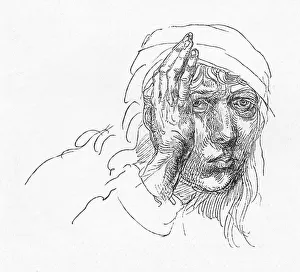 Shame Prints: Portrait of Albrecht Durer when a boy. c1491, (1906). Artist: Albrecht Durer