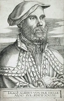 Portrait of Albrecht von der Helle, 1538. Creator: Heinrich Aldegrever