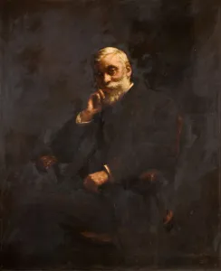 Mayor Prints: Portrait Of Alderman G J Johnson (1826-1912), 1895. Creator: Stanhope A Forbes