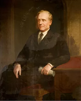Council Gallery: Portrait of Alderman Henry Hawkes, 1876. Creator: William Thomas Roden