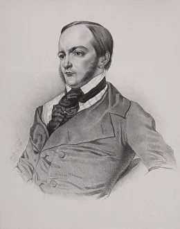 Portrait of Aleksandr Ivanovich Herzen (1812-1870), 1845