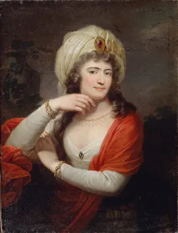 Portrait of Aleksandra Branicka (1754-1838), lady-in-waiting of Catherine II, 1793 Portrait of Aleksandra Branicka (1754-1838), lady-in-waiting of Catherine II, 1793